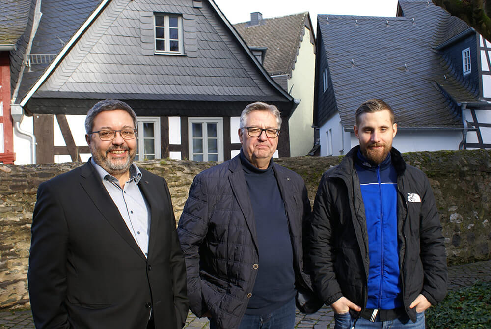 Bild der Ansprechpartner, Ulrich Heun, Thomas Berleth, Marino Mendner.